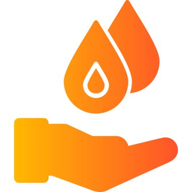 Su damlası. Basit resimleme