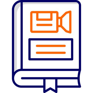 Sinema web simgesi basit illüstrasyon