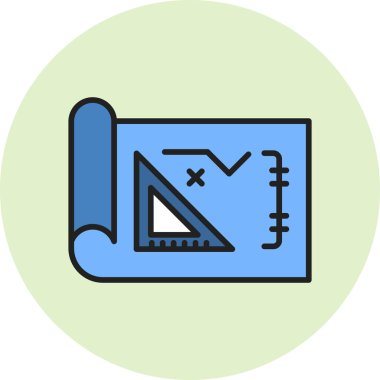 Basit vektör simgesi planla