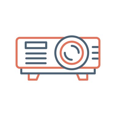 Projector web icon vector illustration