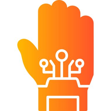 Bir işaret ile akıllı bir telefonu tutan el..