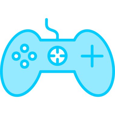 Oyun kumandası simgesi. vektör illüstrasyonu