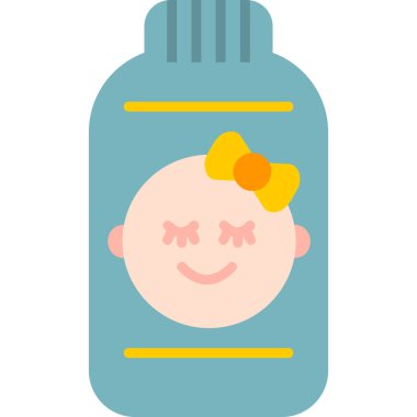 Bebek Tozu Ağı simgesi basit bir illüstrasyon