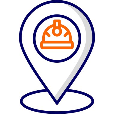 Miğfer. Web simgesi basit tasarım