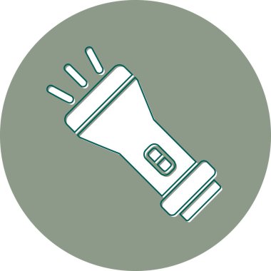 el feneri. Web simgesi basit illüstrasyon 