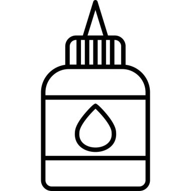 Yapıştırıcı. Web simgesi basit illüstrasyon