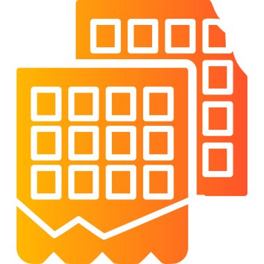 Bina. Web simgesi basit illüstrasyon