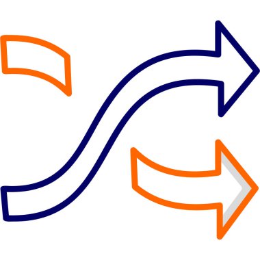 Web simgesini tazele, karıştır basit illüstrasyon