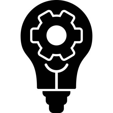 Bir fikrim var. Web simgesi basit tasarım