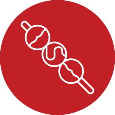 Dango simgesinin vektör illüstrasyonu