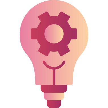 Bir fikrim var. Web simgesi basit tasarım