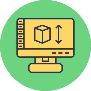 seo modern simgesinin vektör illüstrasyonu