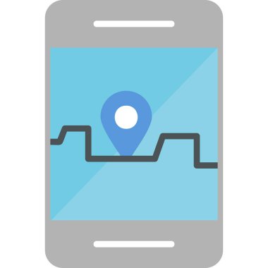 akıllı telefon simgesi vektör illüstrasyonu