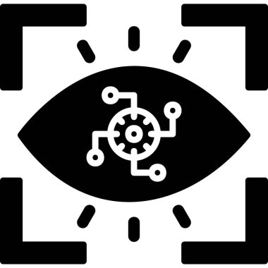Cyber Eye icon modern vector illustration
