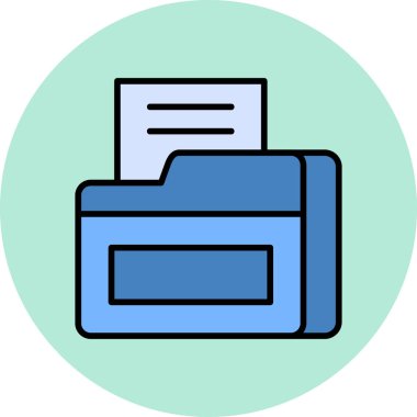 folder icon, web simple illustration