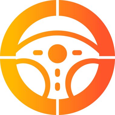 Direksiyon modern simgesi, vektör illüstrasyonu 