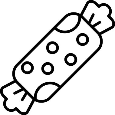 tatlı şeker ikonu vektör illüstrasyonu