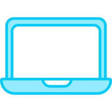 Bilgisayar. Web simgesi basit illüstrasyon