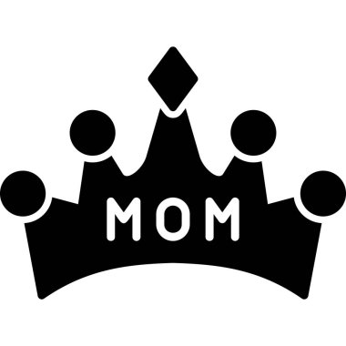 Taç simgesi, vektör illüstrasyonu