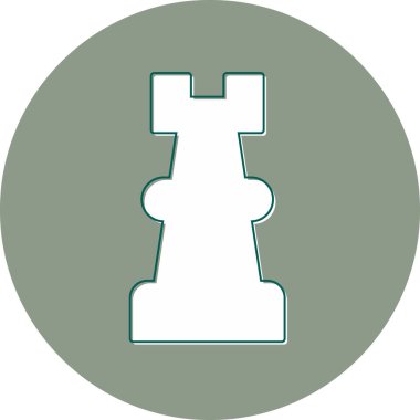 Satranç ikonu vektör illüstrasyonu