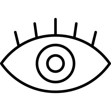 Eye icon modern vector illustration
