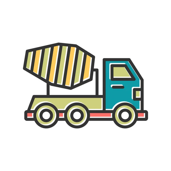 Fahrzeug Web Symbol Einfache Illustration — Stockvektor