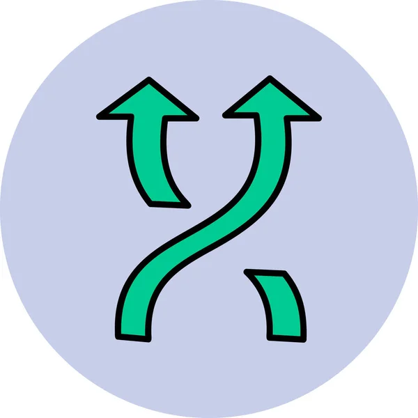 Aktualisieren Web Symbol Mischen Einfache Illustration — Stockvektor