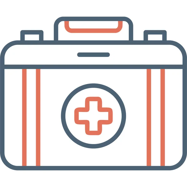 First Aid Kit Icon Vector Illustration — Stock Vector