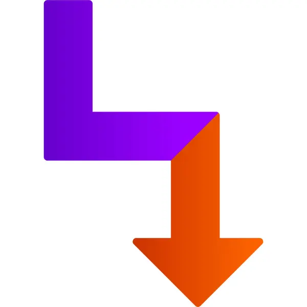 Icono Flecha Ilustración Simple Flechas Botón Vectorial Para Web — Vector de stock