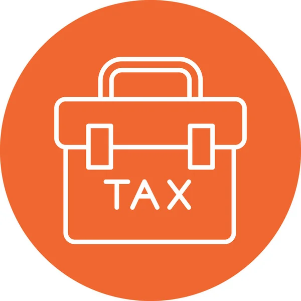 Εικόνα Διανύσματος Εικονιδίου Φορολογικού Χαρτοφυλακίου — Διανυσματικό Αρχείο