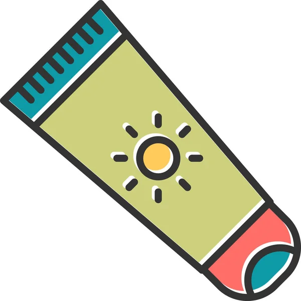 Ikona Filtra Przeciwsłonecznego Ilustracja Wektora — Wektor stockowy