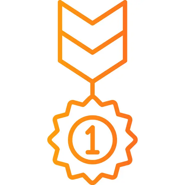 Badge Web Icon Simple Illustration — Stock Vector