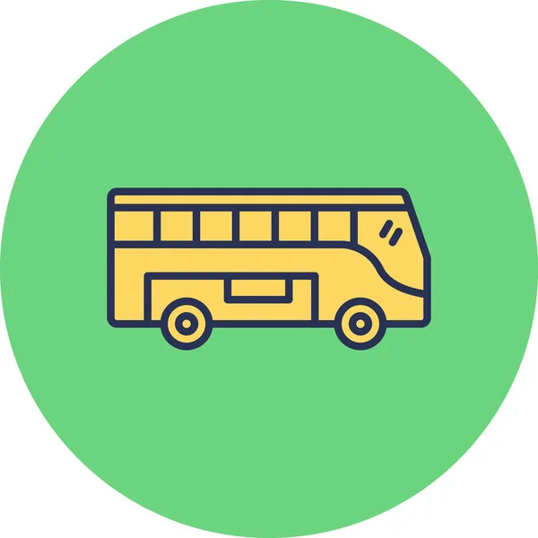 Bus Icon Vektor Illustration — Stockvektor