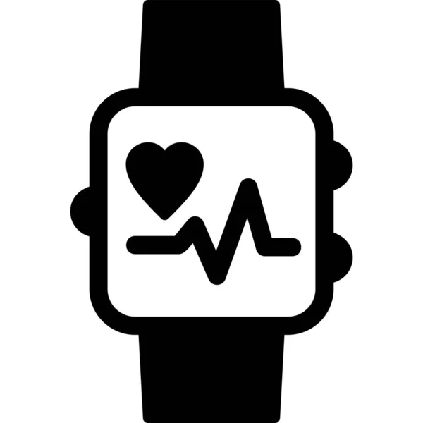 Smartwatch Icono Vector Ilustración — Vector de stock