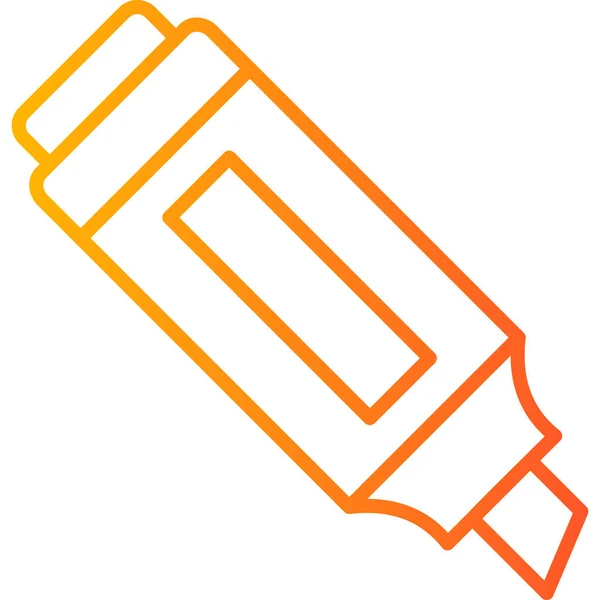 Ołówek Ikona Web Prosta Ilustracja — Wektor stockowy