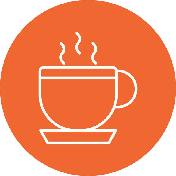Tea Cup Icon Vector Illustration — Stock Vector