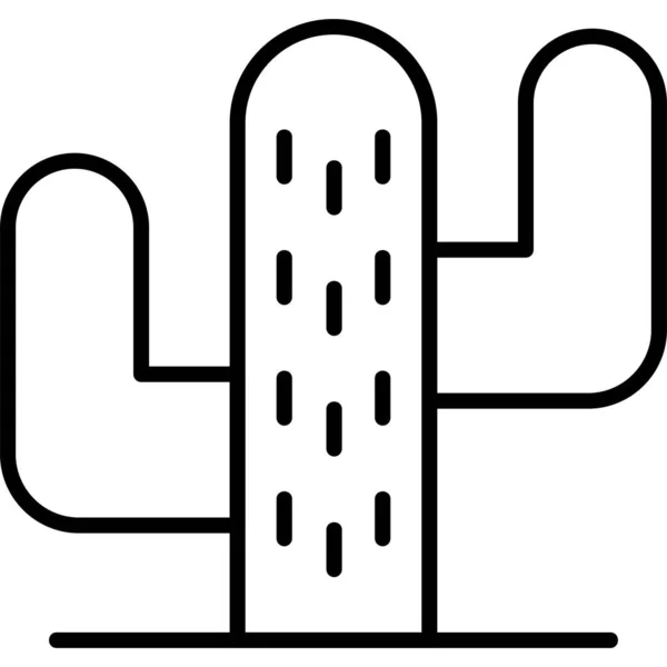 Cactus Icon Modern Design Illustration — Stock Vector