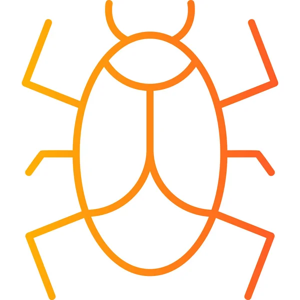 Ícone Moderno Bug Ilustração Vetorial —  Vetores de Stock