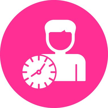 vector illustration of time management modern icon in design