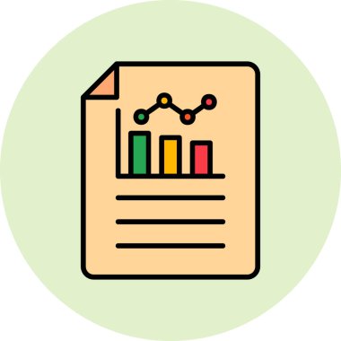 Bar Chart. web icon simple design