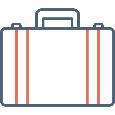 Çanta. Web simgesi basit illüstrasyon 