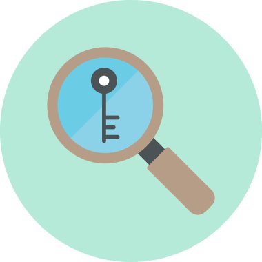 vektör tuşları simgesi renk arkaplanında izole edildi