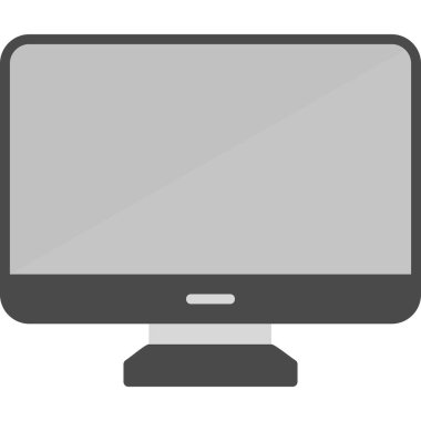 Bilgisayar. Web simgesi basit illüstrasyon 