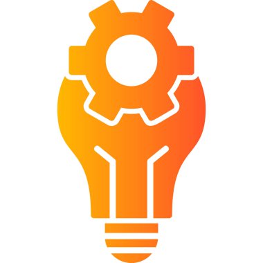 Bir fikrim var. Web simgesi basit illüstrasyon