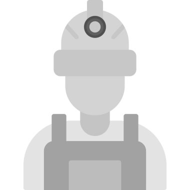 Mühendis, web simgesi basit tasarım