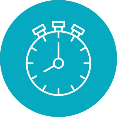 Sınırlı Zaman Web simgesi basit illüstrasyon