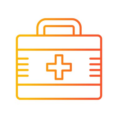 İlk yardım kiti vektör illüstrasyonu