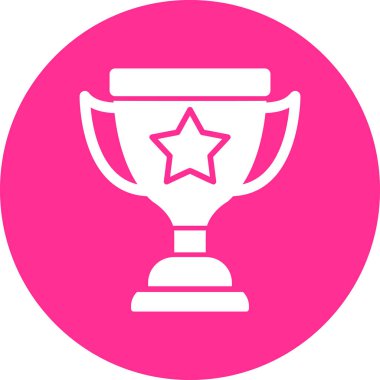 kupa simgesi vektör illüstrasyonu