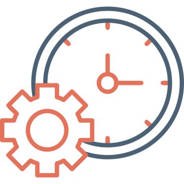 Time Manager icon modern vector illustration