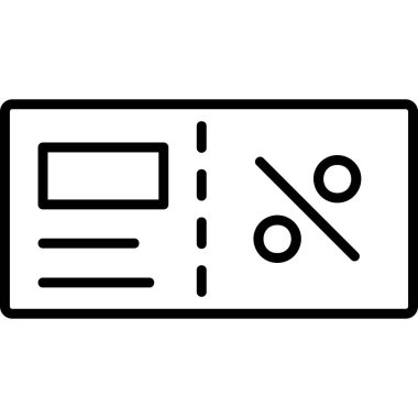 Faturacı Kara Cuma ikon vektör illüstrasyonu